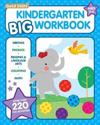 Kindergarten Big Workbook Ages 5 -6: 220+ Activities, Writing, Phonics, R - GOOD