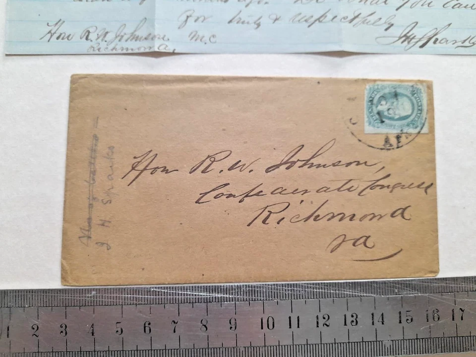 guerra civil confederada portada y carta Foto 4 de 4