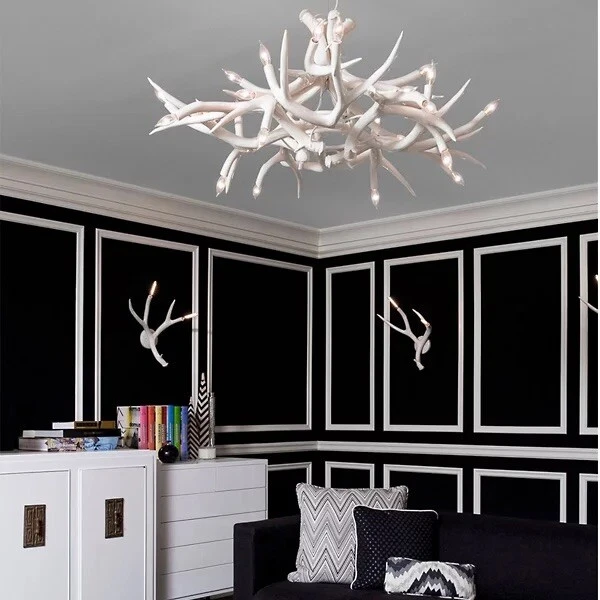 antler wall sconce light By Roll & Hill - Image 2 of 4