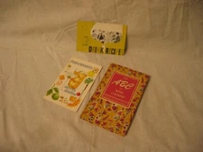 Recipe books leaflets foldouts wine and cocktails