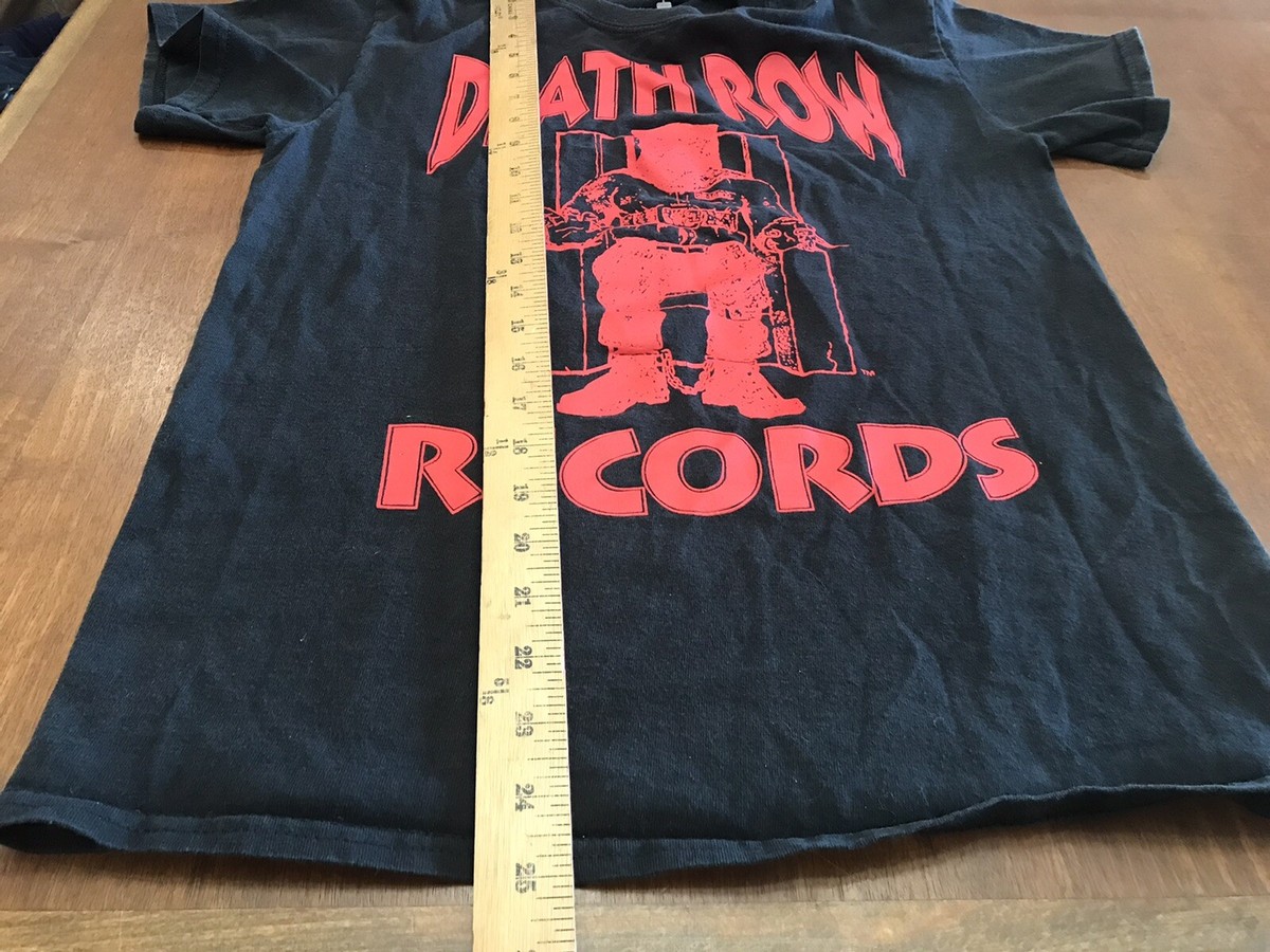 Death Row Records Logo Black T-shirt Official Death-row Hip Death Row Records Logo Black T-shirt Official Death-row Hip