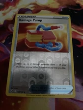 Pokemon Card Damage Pump Reverse Holo 156/196 Lost Origin