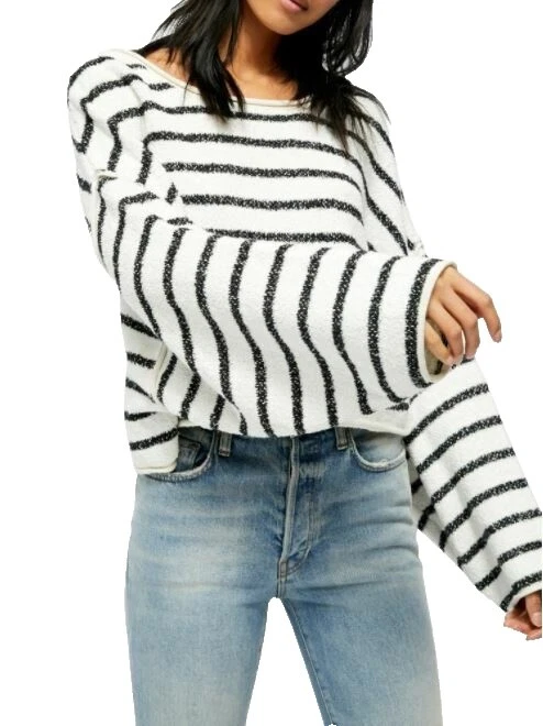 Suéteres con rayas negras Free People para Mujeres