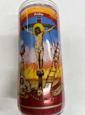 JUST JUDGE (JUSTO JUEZ) 14 DAY RED SCENTED CANDLE IN GLASS