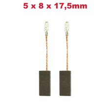 2x Schleifkohle Kohlebürste 5x8x17,5mm für Bosch Handkreissäge PKS 66 PKS 66 CE