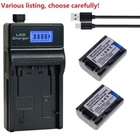 Battery or LED charger for SONY NP-FP50 HandyCam DCR-DVD92E DCR-DVD105 DCR-HC35