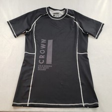 Crown Rash Guards Top Shirt Men L Stretch Spandex Surfing Shirt L