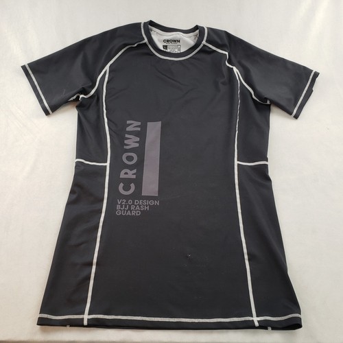 Crown Rash Guards Top Shirt Men L Stretch Spandex Surfing Shirt L