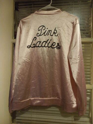 Grease Pink Ladies Light Jacket Size XL Costume - 第 1/4 張圖片