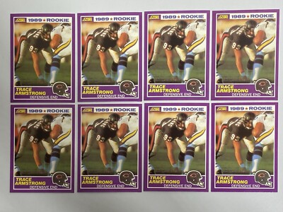(8) 1989 Score Supplemental #440S TRACE ARMSTRONG Rookies RC s Bears