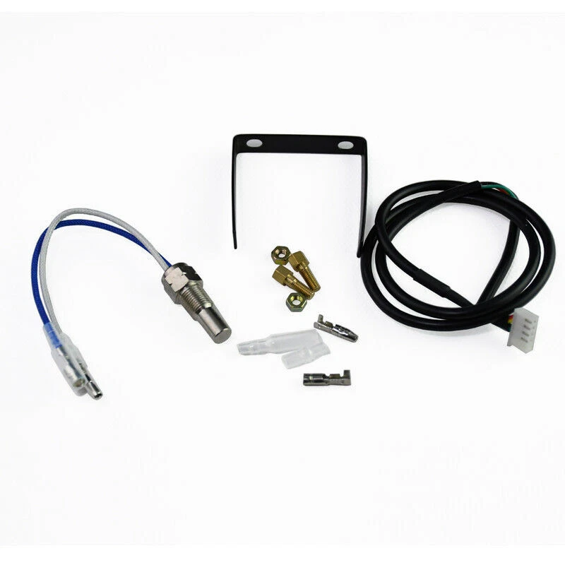 Doble LED Colores Temperatura del Agua Fahrenheit 12V Coche Medidor con Sensor Medidor Foto 2 de 4