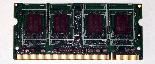 1 GB DDR2 RAM 200-pin SO-DIMM PC2-5300S Laptop-Memory 'Corsair VS1GSDS667D2' - Photo 2/2