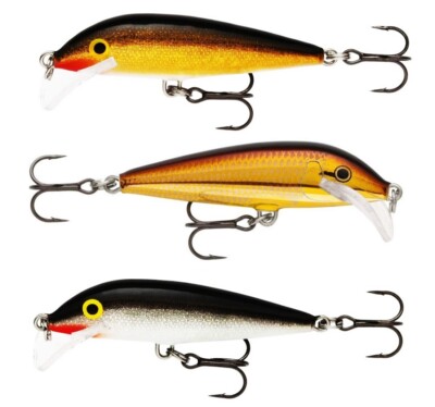  3 Rapala Scatter Rap Countdown SCRCD07 G/GALB/S Salmon Pike Bass Trout Lures 