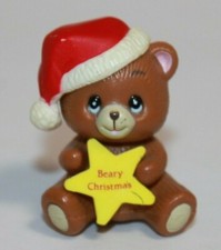 Vintage Russ Berrie Beary Christmas Teddy Bear Christmas Figure