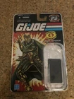 GI JOE 25TH ANNIVERSARY COBRA SERPENTOR CARD FILE FULL & STAND