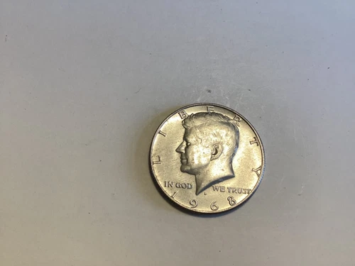 1968-D 50C Kennedy Half Dollar UNC 40% Silver