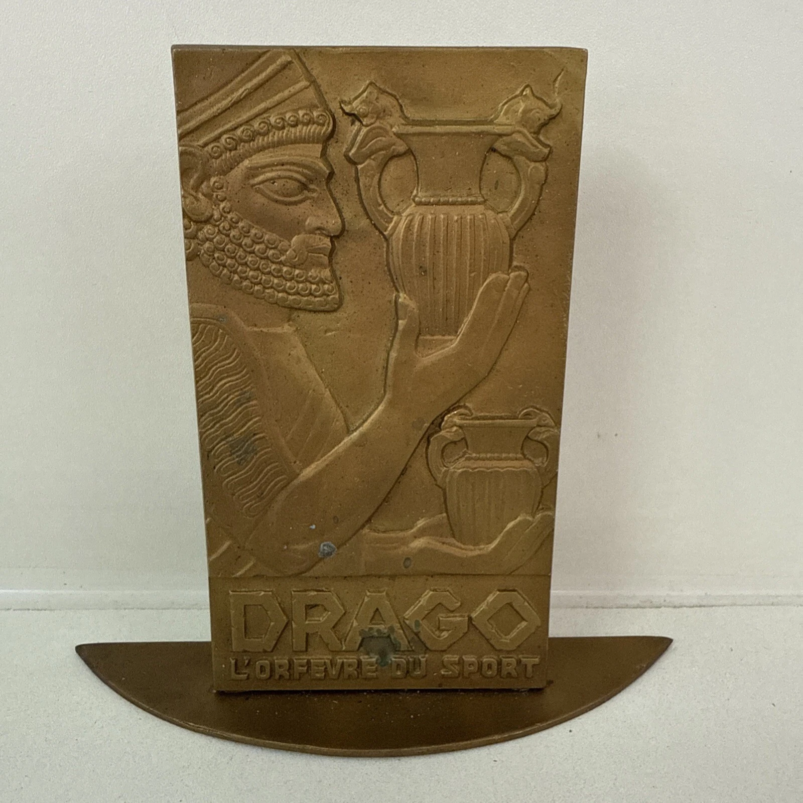 Médaille Plaque Présentoir Drago L’orfèvre Du Sport  Militaire