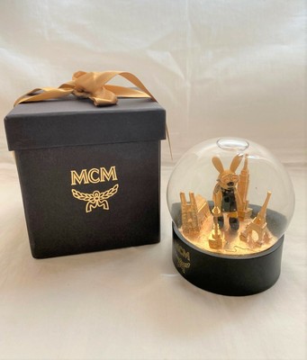 MCM 2016 snow globe for visetos monogram rabbit dog wallet backpack studs charm