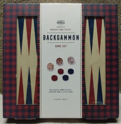 Professor Puzzle ~ Backgammon Game Set ~ Handcrafted Wooden Game Series 