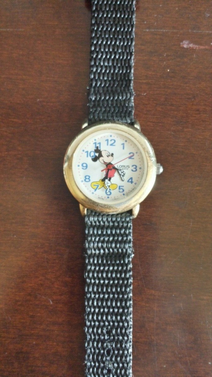 DISNEY -VINTAGE - SEIKO by LORUS MICKEY MOUSE LADIES GOLD 