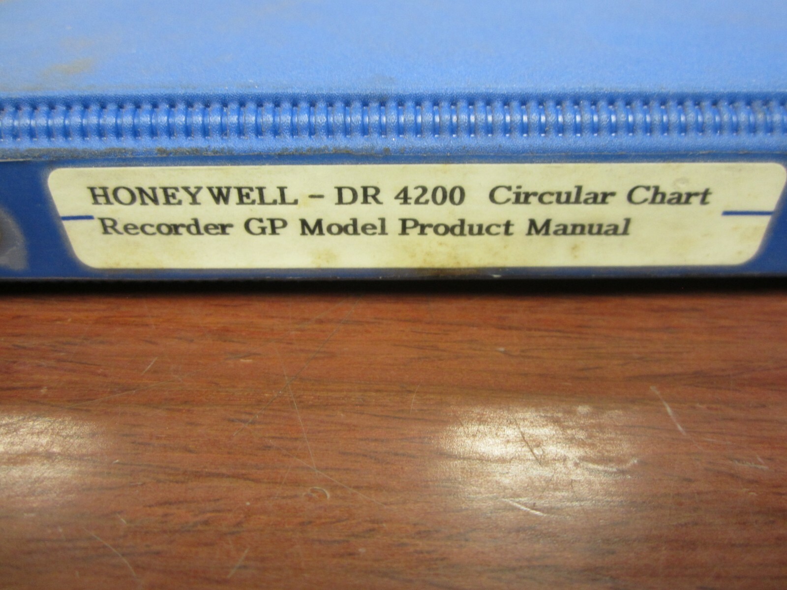 Honeywell DR 4200 Circular Chart Recorder GP Model Product Manual 44-01-25-05C