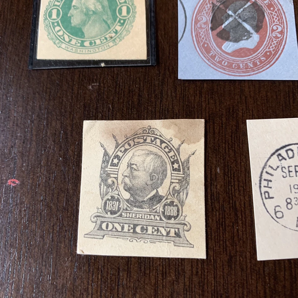 SCARCE US CUT SQUARES LOT, 10 DIFFERENT CORNERS. GREAT COLLECTION - Image 3 of 4