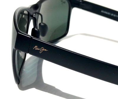 NEW Maui Jim RED SANDS Matte Black POLARIZED Grey Lens Sunglass