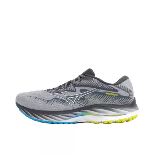 Uomo Donna Mizuno Wave Rider 27 Mesh Scarpe Da Corsa Professionali Traspiranti * - Foto 8 di 80