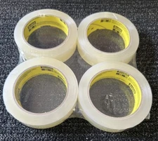 4 Rolls 3M Scotch 600 Transparent Tape Refills 1" x 2592" 72 Yds 3" Core 600-72