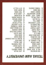 B4803- 1991 Texas A M Collegiate Collection 1-100 -You Pick- 15+ FREE US SHIP