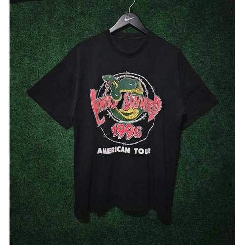Lynyrd Skynyrd Tour T-Shirt Vintage Concert Band Tee Do 1990s vintage concert t-shirt, vintage, single stitch, B+ condition
