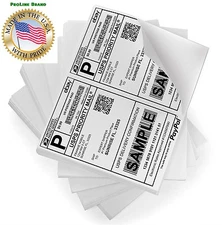 1000 8.5x5.5 Premium Shipping Labels Half Sheet Self Adhesive USPS UPS FedEx USA