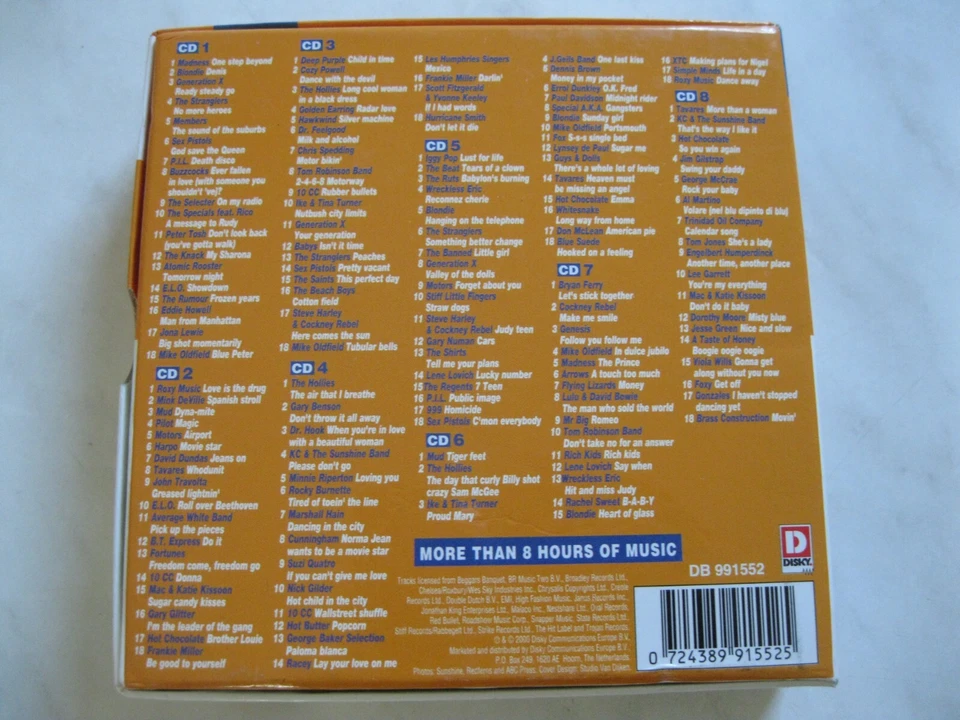 CD Greatest Hits of the 70'S Various, 8 CDs Box von 2003 - Bild 3 von 3
