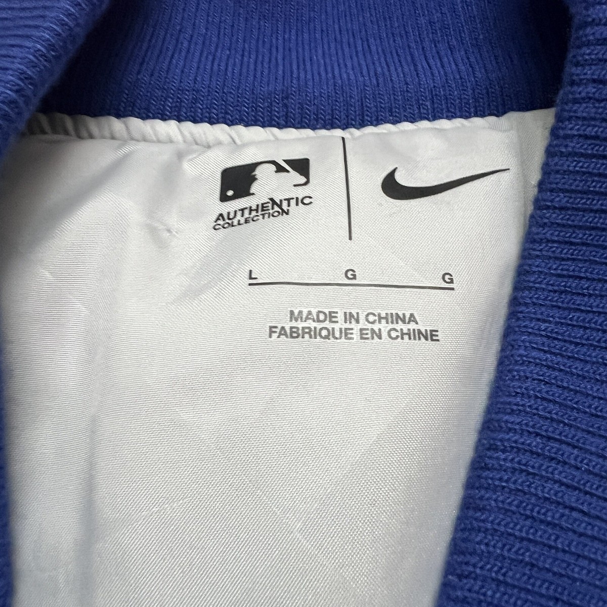 【希少】NIKE 90s スタジャン ドジャース ホワイト 銀タグ USA製 L 希少】NIKE 90s スタジャン ドジャース ホワイト 銀タグ USA製 L