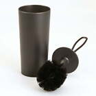 Loop Toilet Brush and Holder Set, 4" x 16.25", Bronze