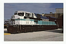 Vintage Postcard Train Railway Union Pacific SD90MAC #8204 LaGrange IL 1997