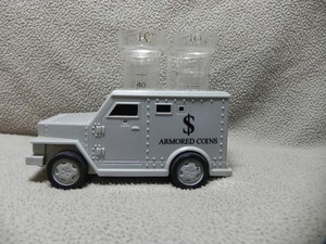 Armored Car Coin Counter Set Change Sorter R