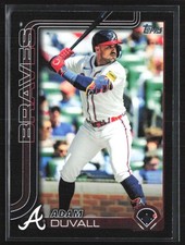 Adam Duvall 2025 Topps Black /74 #654 Atlanta Braves