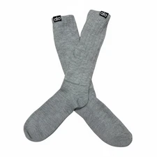 Alo Yoga Unisex Scrunch Sock Athletic Heather Gray Size Large NWT