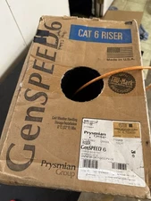 GenSPEED 6 Cat 6 Non-Plenum Orange Cable 750 Ft
