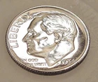 1954 Gem  Proof  "EYE CANDY" Dime 90% Silver Blazing Luster  #308 ~ 6