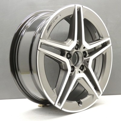 MERCEDES A KLASSE CLA AMG 18 ZOLL ALUFELGE FELGE GRAU ORIGINAL A17740115007X44 X1