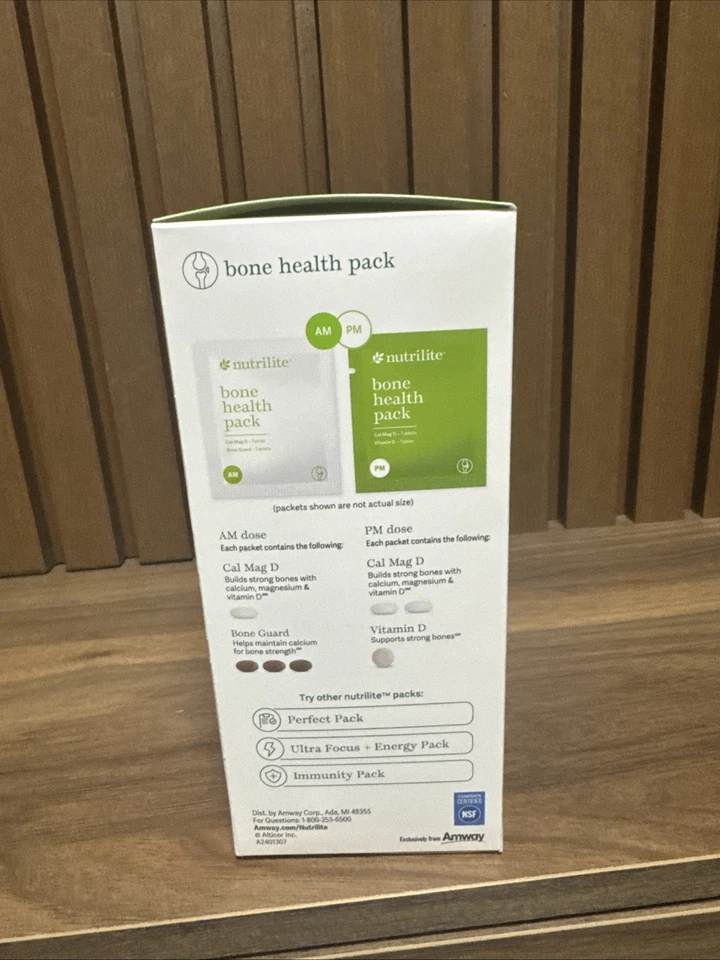 Nutrilite Bone Health Pack 60 paquetes CADUCIDAD 11/2025 Foto 4 de 4