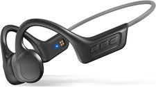 Upgraded IPX7 Waterproof Bone Conduction Headphones with 10H Playtime  Mic