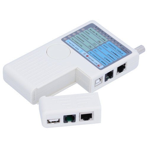 Coaxial Cable Tester 4‑in‑1 Network Tool RJ11/RJ45/USB/BNC Multi‑Tester ♫ - Picture 10 of 12
