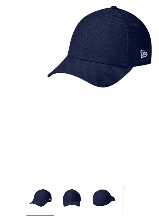 New Era® Diamond Era Stretch Cap Hat NE1121 - Choose Size and Color