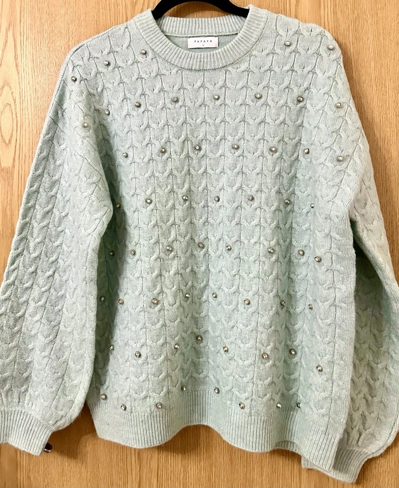 Precioso Jersey Tejido Papaya Talla L Foto 2 de 3