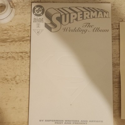 Superman Wedding Album Variant Embossed Cover 1996 DC Comics Excellent Condition