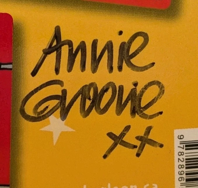 Signed Annie Groovie French Language Board Book Les Emotions Hardcover 2007 Kids - Image 4 of 4