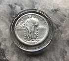 1918-S Standing Liberty Quarter in AU CONDITION